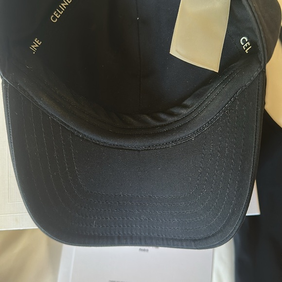 Celine Black Cap with White Logo - Picture 5 of 5